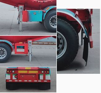 Longzhuan brand automobiles JLD9401GXH Lower ash semi-trailer