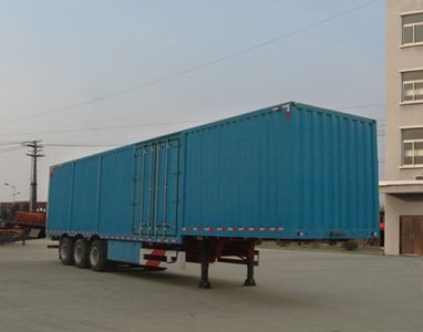 Zhongzhi Huaxing brand automobiles JLQ9401XXY Box transport semi-trailer