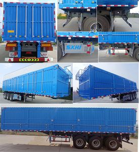 Huajintong brand automobiles AHJ9400XXY Box transport semi-trailer