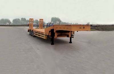 CIMC ZJV9281TD Low flatbed semi-trailer