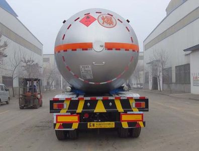 Changhua  HCH9401GYQB Semi trailer for liquefied gas transportation