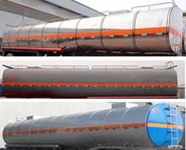 Runzhixing  SCS9400GRY Flammable liquid tank transport semi-trailer