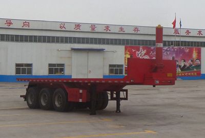 Liangyun brand automobile SLY9401ZZXP Flat dump semi-trailer