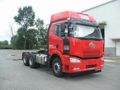 Jiefang Automobile CA4250P66K24T1A2E4 Flat head diesel semi-trailer tractor