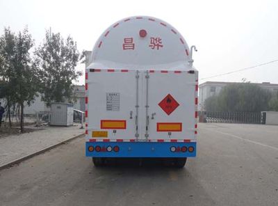 Changhua  HCH9402GDYC Low temperature liquid transport semi-trailer