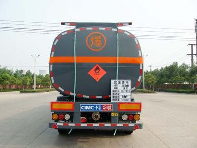 Huajun  ZCZ9250GHY Chemical liquid transportation semi-trailer