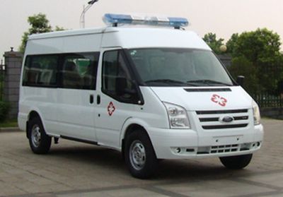 Jiangling Quanshun brand automobiles JX5049XJHMC ambulance