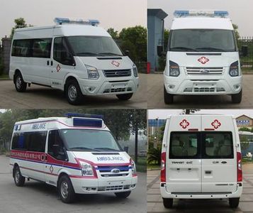 Jiangling Quanshun brand automobiles JX5049XJHMC ambulance