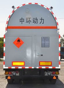 Zhonghuan Automobile BJZ9390GDY Low temperature liquid transport semi-trailer