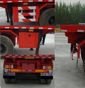 Zhongliang Baohua brand automobiles YDA9400ZZXP Flat dump semi-trailer