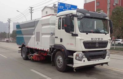 Huatong brand automobiles HCQ5189TXSZZ6 Washing and sweeping vehicle