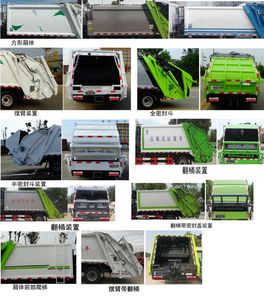 Runzhixing  SCS5071ZYSHFC6 Compressed garbage truck