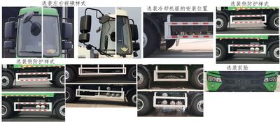 Remote license plate car HN3311N22E1BEVY Battery swapping pure electric dump truck