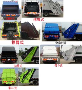 Zhongjie Automobile XZL5180ZYS6 Compressed garbage truck