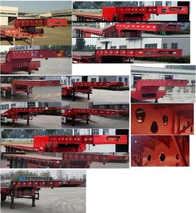 Luosheng  CLS9400TDP Low flatbed semi-trailer