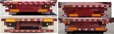 Luosheng  CLS9400TDP Low flatbed semi-trailer