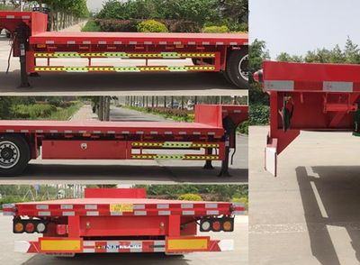 Luosheng  CLS9400TDP Low flatbed semi-trailer