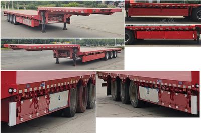 Luosheng  CLS9400TDP Low flatbed semi-trailer