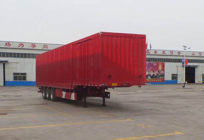 Liangyun brand automobile SLY9401XYK Wing opening box semi-trailer