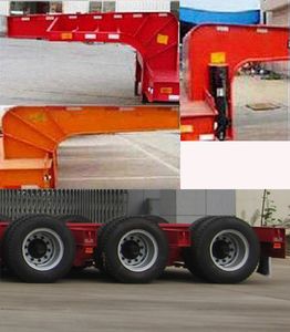 Guoshi Huabang brand automobiles XHB9371TDP Low flatbed semi-trailer