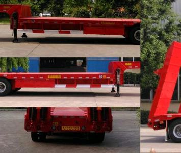 Guoshi Huabang brand automobiles XHB9371TDP Low flatbed semi-trailer