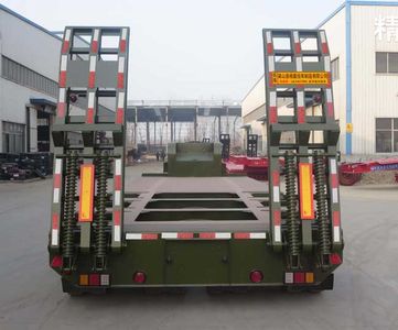 Yangjia  LHL9407TDPA Low flatbed semi-trailer