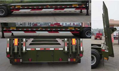 Yangjia  LHL9407TDPA Low flatbed semi-trailer