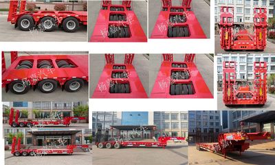 Yangjia  LHL9407TDPA Low flatbed semi-trailer