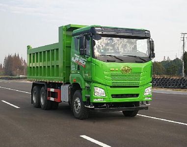 Jiefang Automobile CA3251P27K15L1T1E6A80 Flat head diesel dump truck