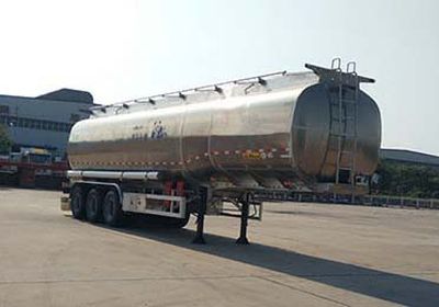 Huajun  ZCZ9400GSYHJG Aluminum alloy edible oil transportation semi-trailer