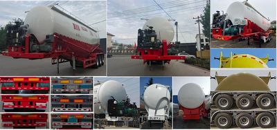 Huayou  HYP9401GFL Medium density powder material transportation semi-trailer