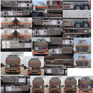 Yunli  LG9290GYY Aluminum alloy oil transport semi-trailer