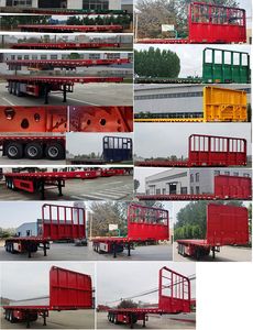 Longyu Tianxiang  TXC9400TPB Flat transport semi-trailer