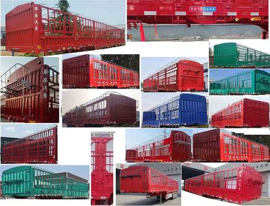 Huayue Xing brand automobiles FNZ9408CCYE Gantry transport semi-trailer