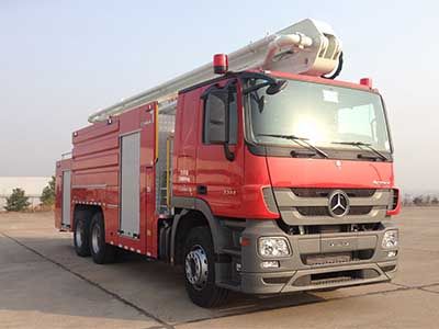 Zhonglian Automobile ZLJ5311JXFJP25 Lifting and spraying fire trucks