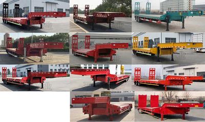 Liyuanda brand automobiles LWY9352TDP Low flatbed semi-trailer