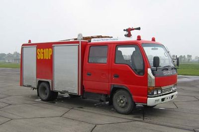 Chuanxiao brand automobiles SXF5050GXFSG10P Water tank fire truck