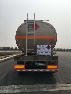 Tianming  TM9401GRY Aluminum alloy flammable liquid tank transport semi-trailer