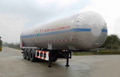 Han Zhong Shen Leng  ZHJ9405GDY Low temperature liquid transport semi-trailer