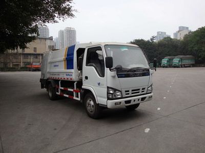 Shanhua  JHA5071ZYS Rear mounted compressed garbage truck