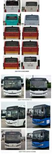 Chinese license plate cars TEG6852BEV06 Pure electric city buses