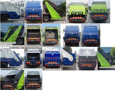 Zhonglian Automobile ZBH5250ZYSDFE6NG Compressed garbage truck