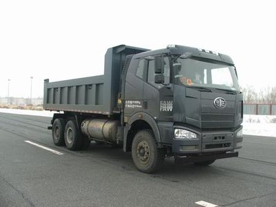 Jiefang AutomobileCA3250P66T1E24M4Flat head natural gas dump truck