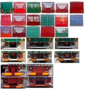 Wanli  HWL9400CCYPA Gantry transport semi-trailer