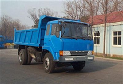 Jiefang Automobile CA3123P1K2A801 Flat head diesel dump truck