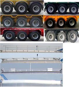 Hongruitong  HRT9406GYYA Aluminum alloy oil transport semi-trailer