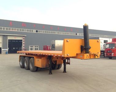 Wanxiang  HWX9401ZZXP Flat dump semi-trailer