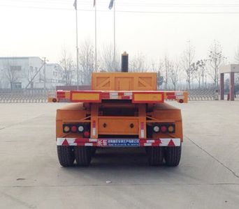 Wanxiang  HWX9401ZZXP Flat dump semi-trailer