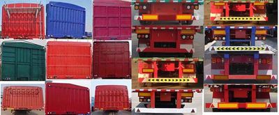 New Yan brand automobiles TBY9380CCY Gantry transport semi-trailer