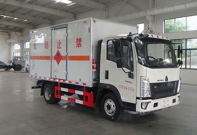 Cheng Liwei  CLW5040XRQZ6 Flammable gas box transport vehicle